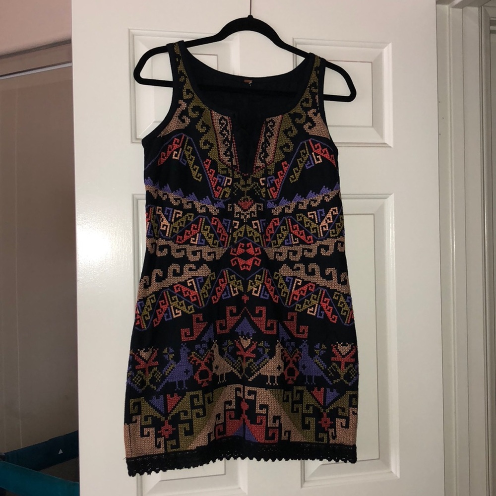 Free People embroidered dress